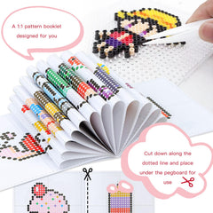 Includes 4 tweezers and 10 colored hooks included