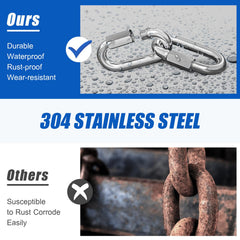 M6 1/4 screw carabiner included
