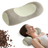 Qirelle Organic Buckwheat Cervical Neck Pillow 15x5 size