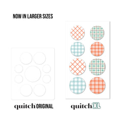 quitch bug bite patch xl plaid close up