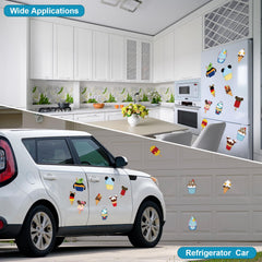 PVC fridge magnets with smooth surface for metal surfaces
