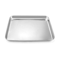 QWORK 304 stainless steel utility tray close up showing finish