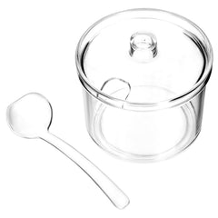 Close up of QWORK sugar bowl with airtight lid