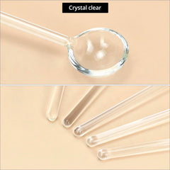 crystal clear tea spoons by QWORK