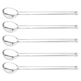 QWORK glass stirring spoons 5 pack