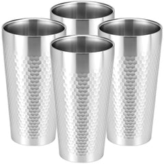 QWORK stainless steel insulated tumbler 19oz 4pack set