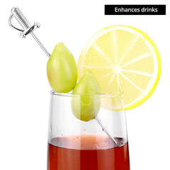 Durable sword-shaped cocktail picks used for birthdays Halloween Thanksgiving