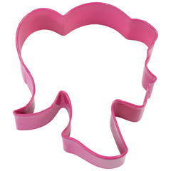 Doll Head cookie cutter 3.5 inch Fuchsia by R&M for cookies