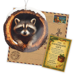 Animal lovers ornament by Raccon Gifts