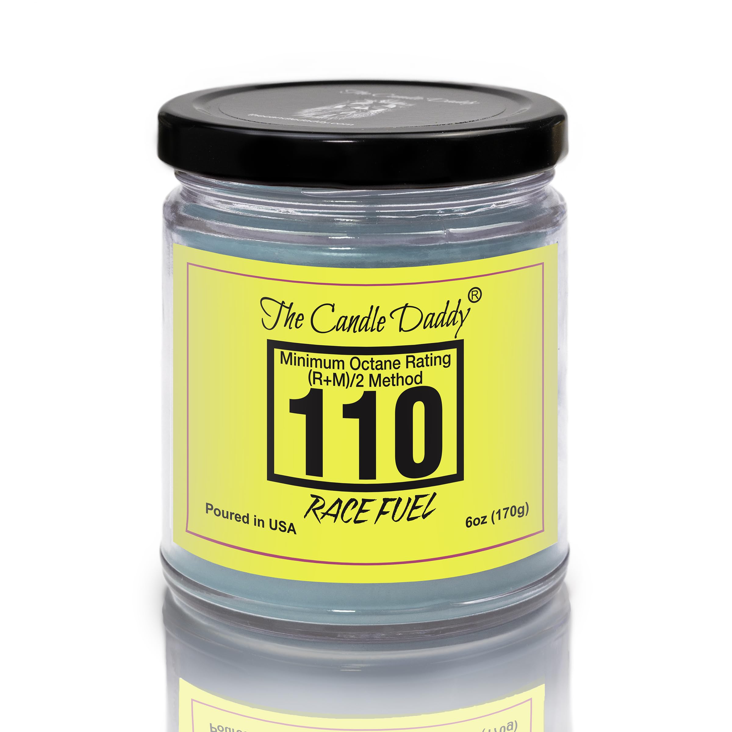 Race Fuel High Octane Gasoline Candle 6 oz jar
