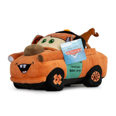 Lightning McQueen and Radiator Springs friends on plush pillow buddy