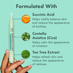 Rael Miracle Clear Spot Gel Tea Tree label