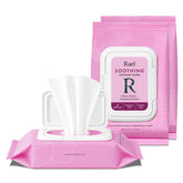 Rael Soothing Feminine Wipes product hero image with packaging
