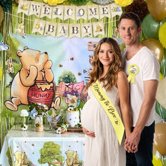 RainMeadow balloon garland for Winnie Baby Shower Decorations Kit
