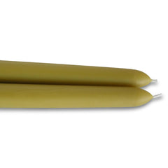 Randalia Bee Hives Pair Beeswax Bayberry Wax Taper Candle 12 inch 3/4 inch base