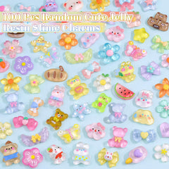 random decoden resin charms for slime