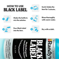1-pack bottle of Randy's Black Label Cleaner