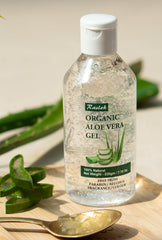 Raslok Aloe Vera Gel 7.7 oz size packaging