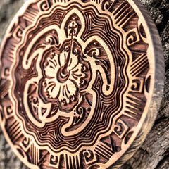 Solid 1/4 inch cedar ornament Texas USA made
