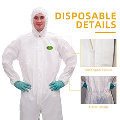 RAYGARD hooded disposable coverall XX-Large white product image