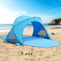 Raynesys Beach Tent Sun Shelter blue 1-3 person