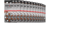 Mercury Free Rayovac Size 312 hearing aid batteries
