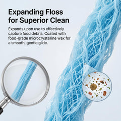 RAZOKO expanding woven dental floss mint flavor dispenser