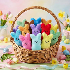 Eight colors Easter bunny plush for kids by Rdogeia