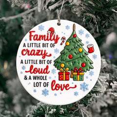 Ready to Gift ornament with story card presentation