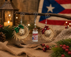 Ready to gift storage box included with Jibaro ornament set
