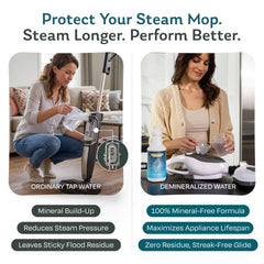 PVC-free formula steam cleaner solution for sealed surfaces