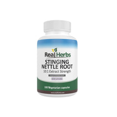 Real Herbs Stinging Nettle Root Extract 750mg bottle packaging
