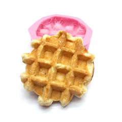 Realistic chocolate chip cookie silicone mold for resin crafting