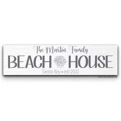 Realtor closing gift wood sign for beach home