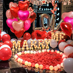 Red 18 inch heart foil balloon
