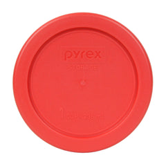 Red 1-Cup Pyrex plastic lid for storage use
