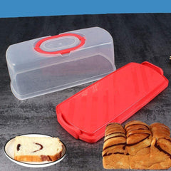 Two bread containers with size 14.3x6.2x5.3 inches
