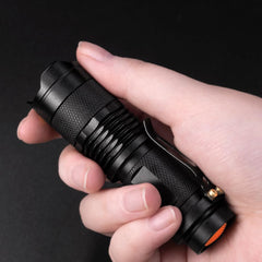One mode red LED flashlight for night activities
