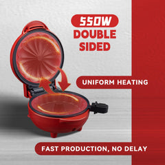 Removal tool included for lifting cake from maker