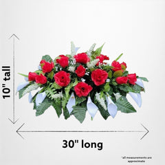 Cemetery saddle and cone pair for grave decoration