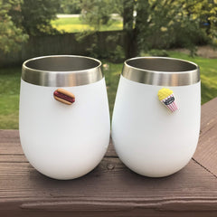 Football markers for red solo cups at a party