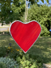 Red suncatcher for home decor suitable for gifts