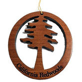 Redwood Tree Christmas Ornament handmade in USA