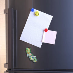 West Coast imagery magnet for lockers or magnetic surfaces