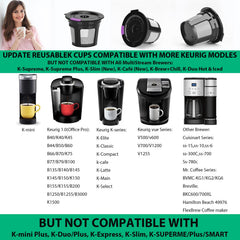 Four pack refillable coffee pods with stainless steel mesh