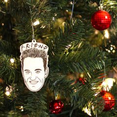 reforested birch wood ornament hanging