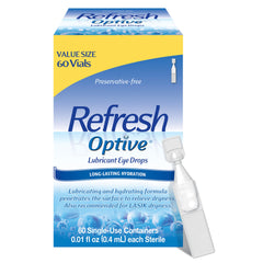 REFRESH OPTIVE preservative-free eye drops 60 single-use vials