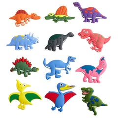Refrigerator magnet dinosaur 12pcs PVC set