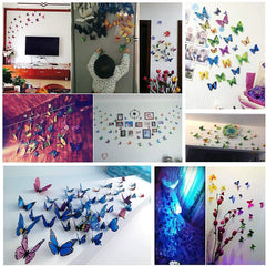 Refrigerator magnets with butterfly wall decor 20 pieces