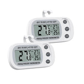 Refrigerator Thermometer 2 Pack with large LCD display